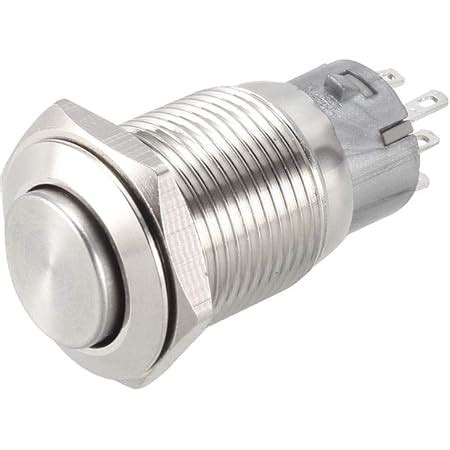 Amazon Uxcell Momentary Metal Push Button Switch High Head Mm