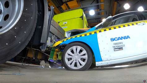 Watch The First Electric Scania Truck Crash Test