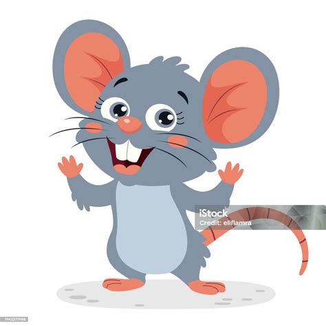 Cartoon Illustration Of A Mouse Stock Illustration Download Image Now