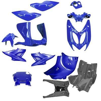 Kit Completo Carene Blu Metal Neutro Yamaha Aerox Mbk Nitro