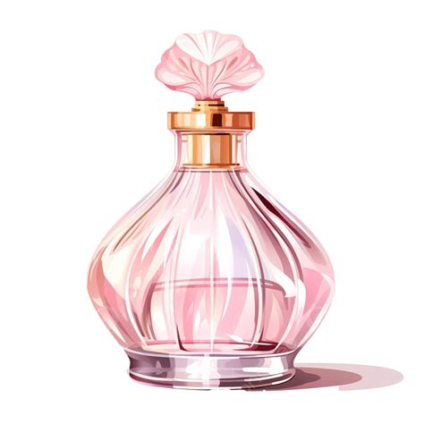 Perfume Bottle Glass Bottle For Perfume And Perfumery Vector