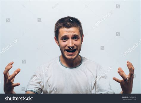 Angry Man Screaming Stock Photo 434265430 Shutterstock