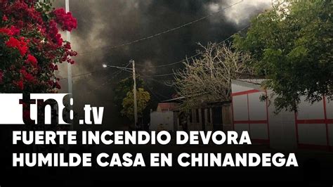 Voraz Incendio Reduce A Cenizas Una Humilde Vivienda En Somotillo