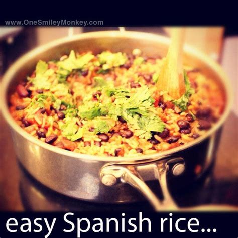 Easy Spanish Rice With Beans Recipe