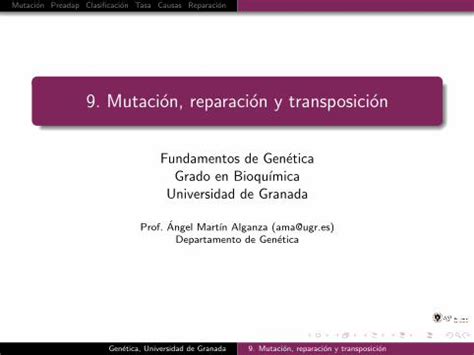 PDF Fundamentos De Gen Etica Grado En Bioqu Mica Universidad