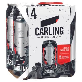 Carling Original Lager Beer 4 x 440ml - From OneStop Central Stores Winterslow in SALISBURY ...