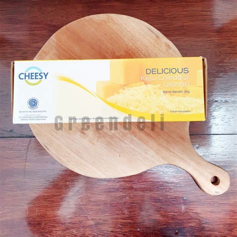 Jual Cheesy Keju Cheddar Cheese Delicious Kg Shopee Indonesia