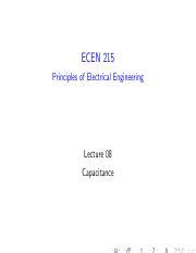 Ecen Lecture Pdf Ecen Principles Of Electrical Engineering