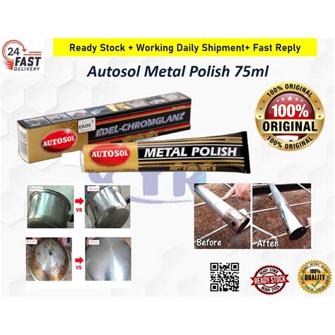 Autosol Metal Polish Rush Remover Chrome Cleaner For Polishing Ml