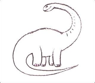 How to draw how to draw a diplodocus - Hellokids.com