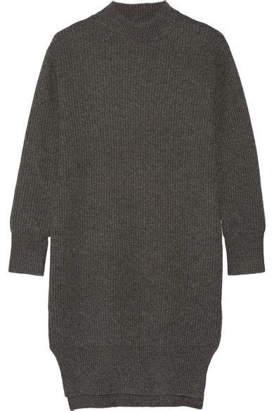 Dkny Ribbed Cashmere Sweater Dress