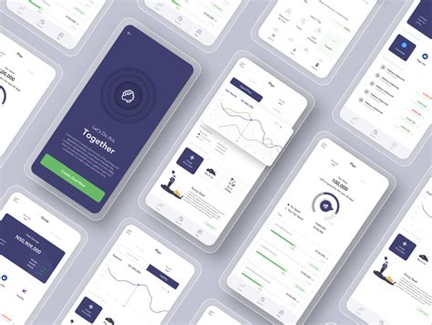 personal financial growth app  adenekan peace  dribbble