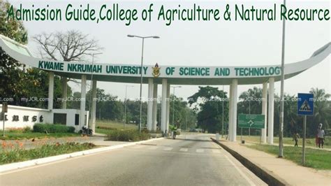 Admission Tips Knust College Of Agriculture And Natural Resource Youtube