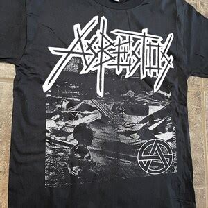 Asbestos T Shirt Black Crust Punk Hardcore Defector Confuse Battle Of