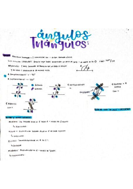 Apunte Ngulos Y Tri Ngulos Zahira Valdez Udocz