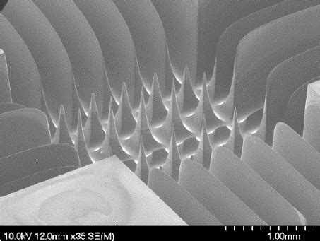 Microelectrode Arrays A Sem Image Of The Meas B Schematic Of