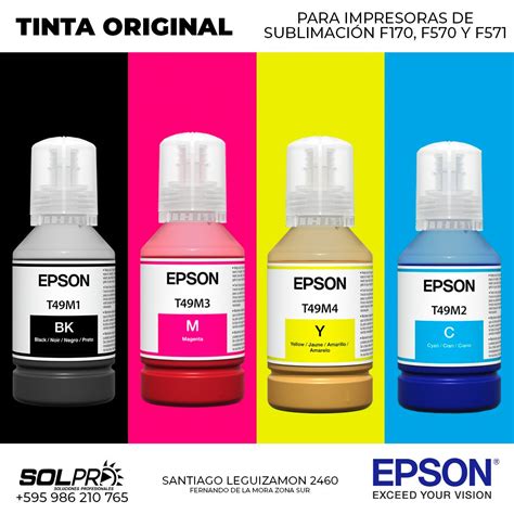 Tintas De Sublimacion Originales Epson LOS PRECIOS SON REFENCIALES