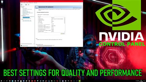 Nvidia Control Panel My Best Settings For Performance And Quality