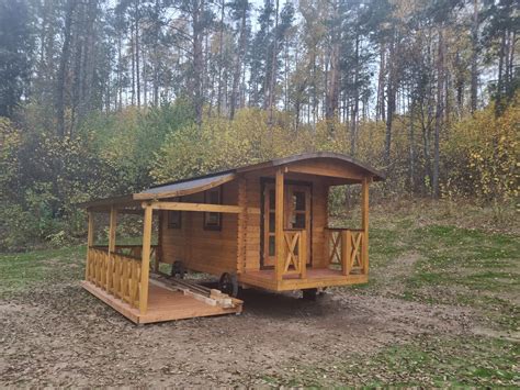 L Européenne de Chalets Roulotte 20m2 habitable atypique