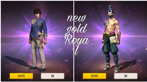 Bluesilk Royal Bundle New Gold Royal Bundle Garena Free Fire Youtube