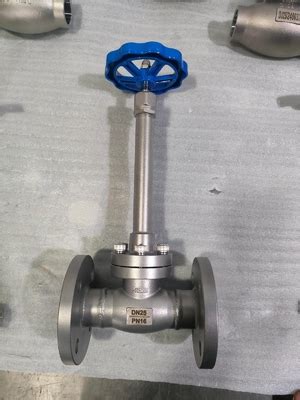 DN25 To DN200 Flange Type Long Stem Cryogenic Valve For LNG