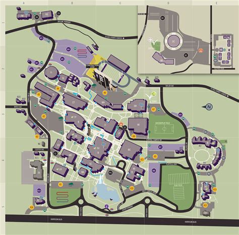 Weber State University Campus Map