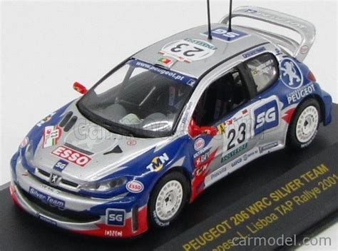 IXO MODELS RAM013 Masstab 1 43 PEUGEOT 206 WRC SILVER TEAM ESSO N 23