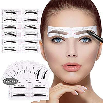 Paires Pochoir De Sourcils Professionnel Mod Le De Carte