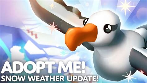 Adopt Me Snow Weather Update And New Pets Digistatement