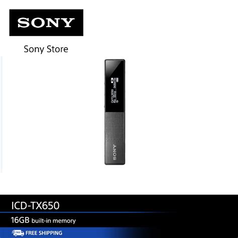 Sony Icd Tx Voice Recorder Gb Shopee Thailand