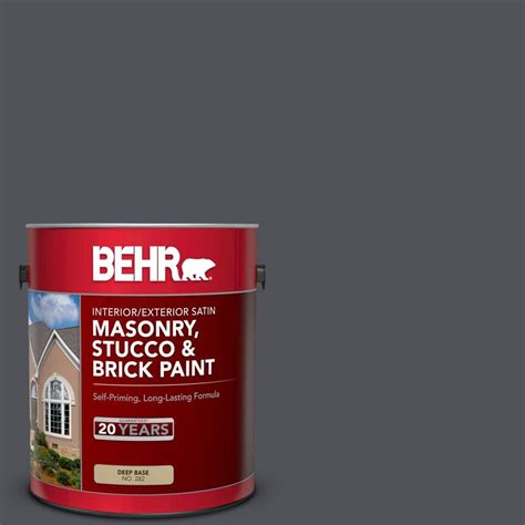 Behr Gal N Orion Gray Satin Interior Exterior Masonry Stucco