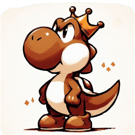 Brown Yoshi By Zefrainsane On Deviantart