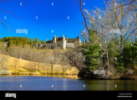 Panoramic View Of The Biltmore Estate In Asheville Nc As Seen From The