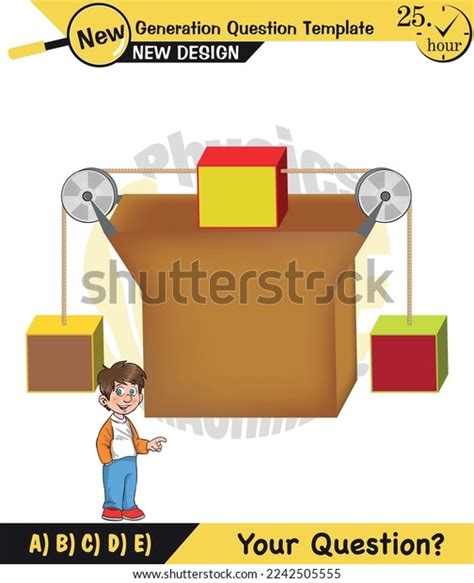 Physics Science Experiments On Force Motion Stock Vector (Royalty Free ...