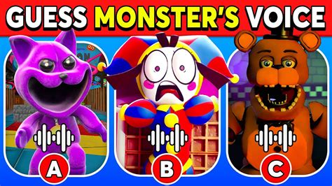 Guess The Monster By Voice Emoji The Amazing Digital Circus