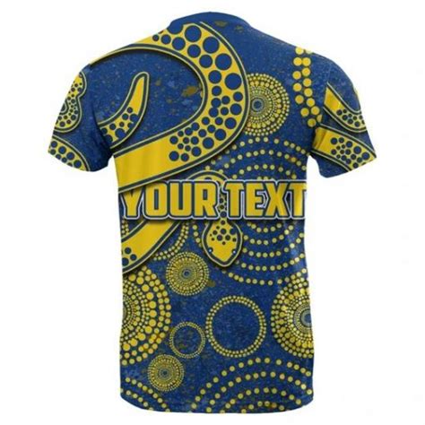 Nrl Parramatta Eels Custom Text Special Aboriginal Style T Shirt