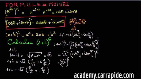 Formula De De Moivre