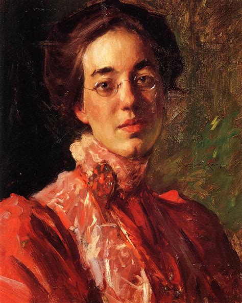 Portrait Of Elizabeth Betsy Fisher 1899 By William Merritt Chase