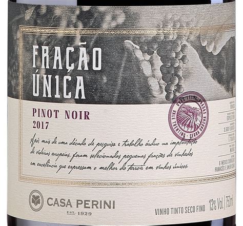 Vinho Casa Perini Fra O Nica Pinot Noir Tinto Seco Ml