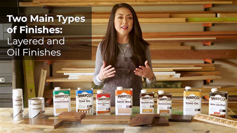 How To Choose The Right Wood Finish For Your Project Youtube