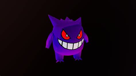 Gengar D Model By Lukedobbs F B F Sketchfab