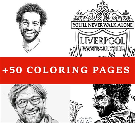 Mohamed Salah And Jurgen Klopp Coloring Book Apk Do Pobrania Na Androida