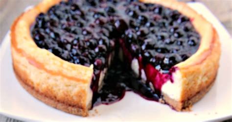 Yummy Blueberry Cheesecake Sweetfoodiest