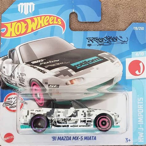 Hot Wheels J Imports Mazda Mx Miata Universo Hot Wheels