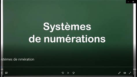 Systèmes de numération YouTube