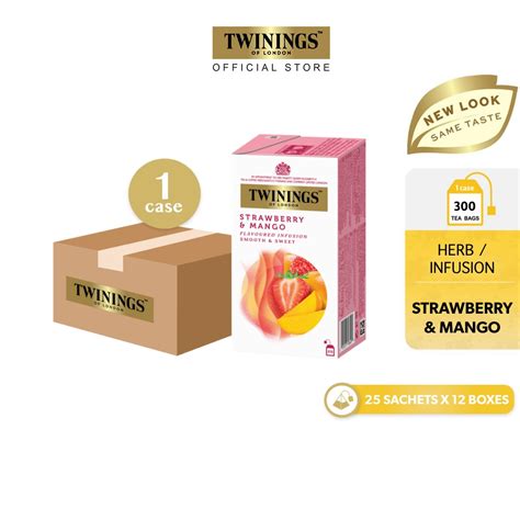 Twinings Strawberry Mango 25s 1 CASE Lazada PH