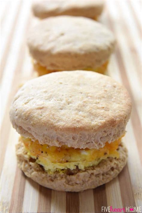 Freezer Breakfast Sandwiches Easy Make Ahead Fivehearthome