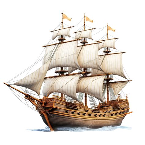 Galleon Sailing Ship At Sea Sailing Ship Ship Boat PNG Transparent