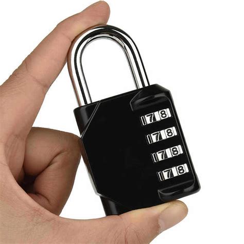 Digit Locker Padlocks For Gym School Heavy Duty Weatherproof Coded