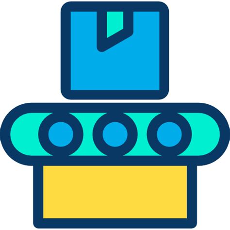 Conveyor Kiranshastry Lineal Color icon